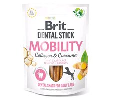 Brit Dental Stick Mobility Curcuma &amp; Collagen 251g / Dentálna maškrta