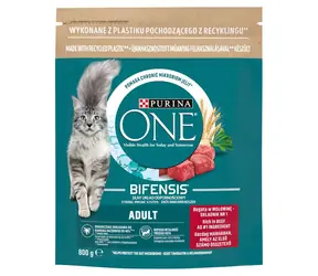 PURINA One Bifensis Adult Beef 800 g / Krmivo pre dospelé mačky / s hovädzím