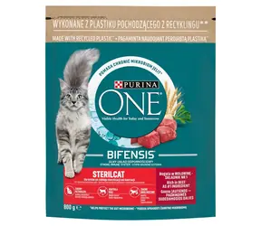 PURINA One Sterilcat 800 g / Krmivo pre dospelé mačky / kastrované / hovädzie