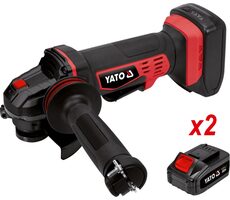 YATO YT-82828 / Aku Uhlová brúska / 10000 RPM / 125 mm / 18V / 2x 3Ah