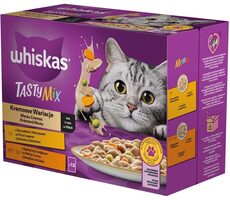 Whiskas Tasty Mix Creamy Creations 12x 85g / Kapsičky pre mačky
