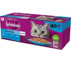 Whiskas Fish Favourites in jelly 40 x 85 g / Kapsičky pre mačky