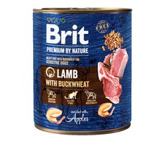Brit Premium by Nature Lamb with Buckwheat (61858) 800 g / Konzerva pre psov / citlivé trávenie