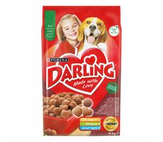 PURINA Darling mäsová zmes 10 kg / Granule pre psov