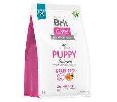 Brit Care Dog Grain-Free Puppy Salmon 3kg / Granule pre šteňatá / bezlepkové / kvalitná srsť a koža