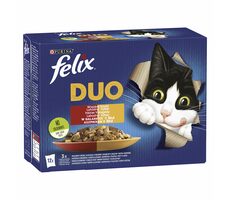 PURINA Felix Fantastic Duo Country Flavours 12x 85g / Kapsičky pre mačky / výber v želé
