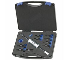 Gedore 1936557 / Sada závitových doštičiek s kladivkom / 700 g / 11 ks