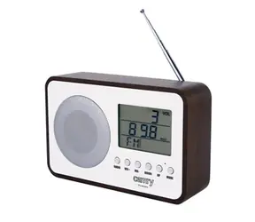 Camry CR 1153 biela / Prenosné rádio / FM / 2x AA 