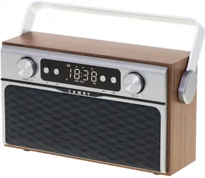 Camry CR 1183 strieborná / Prenosné rádio / FM / BT 