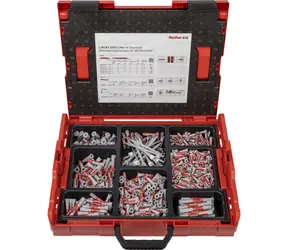 fischer 558626 DuoLine L-Boxx sada hmoždiniek 102 ks