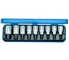 Gedore 6156250 / Sada nástrčných kľúčov a bitov / 1/2 / 9 ks