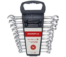 Gedore 3301003 / Sada očkoplochých kľúčov / 10 - 19 / 10 ks