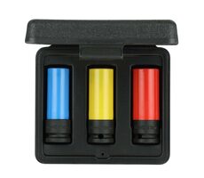 Gedore 3300578 / Sada bezpečnostných rázových hlavíc / 1/2" / 3ks