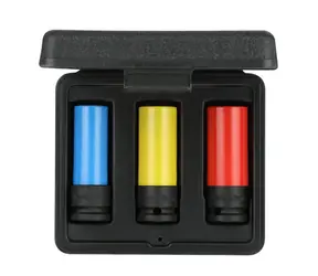 Gedore 3300578 / Sada bezpečnostných rázových hlavíc / 1/2" / 3ks