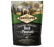 CARNILOVE Dog Duck &amp; Pheasant 1.5kg / Holistické kompletné krmivo pre dospelých psov / bez obilnín a zemiakov 