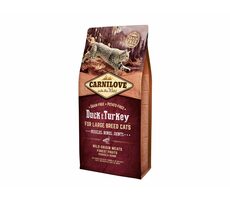 CARNILOVE Cat Grain Free Duck&amp;Turkey LB 6kg / Holistické kompletné krmivo pre dospelé mačky / bez obilnín a zemiakov 