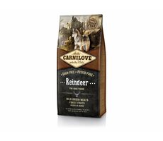 CARNILOVE Dog Reindeer for Adult 12kg / Holistické kompletné krmivo pre dospelých aktívnych psov / bez obilnín a zemiakov / dopredaj
