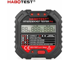 Habotest HT107D Tester zásuviek s digitálnym displejom