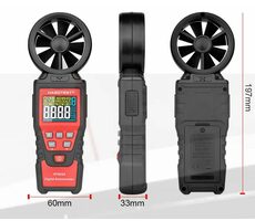 Habotest HT625B Digitálny anemometer - meranie rýchlosti vetra / USB