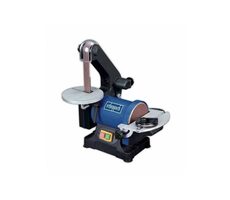 Scheppach BTS 700 / Kombinovaná brúska / pásová a kotúčová / 250W / 13.6m / s / 2850 ot-min / 125mm kotúč / 230V