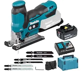 Makita DJV185RF1J / Aku Priamočiara píla / 18V / Dĺžka zdvihu 23 mm / 3.000 z-min / bez Aku