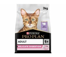 PURINA Pro Plan Cat Delicate Digestion Adult morka 3kg / Granule pre mačky 