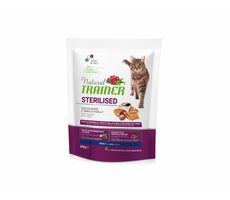 Trainer Natural Cat STERILISED losos 300g / Granule pre mačky / pre sterilizované dospelé mačky