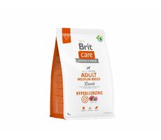 Brit Care Dog Hypoallergenic Adult Medium Breed - lamb and rice 3kg / Granule pre psov / pre dospelých psov stredných plemien