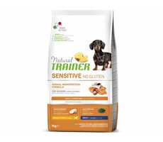 Trainer Natural Sensitive No gluten Adult Mini losos 7kg / Kompletné krmivo pre dospelé psy malých plemien