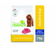 Trainer Natural Small&amp;Toy Adult hovädzie a ryže 7kg / Superprémiové krmivo pre dospelých psov malých a miniatúrnych plemien