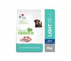 Trainer Natural Weight care M/M hydinové mäso 3kg / Kompletné krmivo pre dospelé psy stredných a veľkých plemien