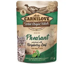 Carnilove Cat Pouch Pheasant with Raspberry 85g / Kapsička pre mačky