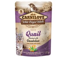 Carnilove Cat Pouch with Dandelion for sterilised 85g