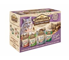 Carnilove cat pouch MULTIPACK (12x85g) / Kapsičky pre mačky