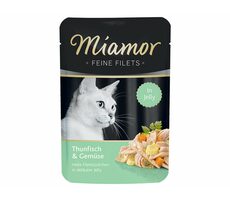 Finnern Miamor Fine Finest tuniak+zelenina kapsička 100g