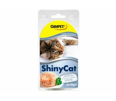 GIMBORN Gimpet ShinyCat tuniak+krevety konzerva 2x70g
