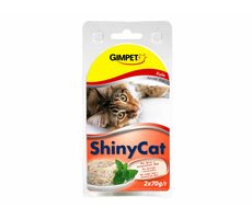GIMBORN Gimpet ShinyCat kuracia konzerva 2x70g