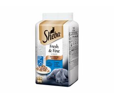 Sheba Fresh &amp; Fine Rybí výber 6pack 300g / Kapsička pre mačky