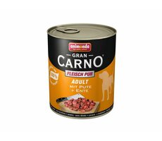 Animonda GranCarno Adult konzerva pre psov hovädzie + kačacie srdce 400g