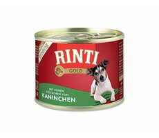 Finnern Rinti Gold Senior konzerva pre psov králik 185g