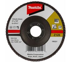 Makita D-27517 / brúsny lamelový kotúč 125 mm Z120