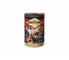 Carnilove Wild Meat Lamb&amp;Wild Boar 400g / Konzerva pre psov