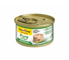 GIMBORN GimDog PURE DELIGHT kuracie s jahňacím 85g / Konzerva pre psov