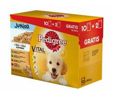 Pedigree vrecko 12 pack junior v želé 1200g / vrecko pre psov