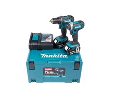 Makita DLX2127MJ / Sada aku náradia: DDF482Z &amp; DTD152Z / 18V / Li- ION / 2x 4.0 Ah