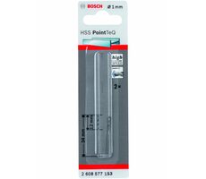 BOSCH HSS PointTeQ 2608577153 / Špirálový vrták / 1.0 x 12 mm / 2 ks