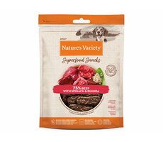 Natures variety superfood snack hovädzie 85g / Maškrty pre psov