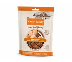Natures variety superfood snack kuracie 85g / Maškrty pre psov