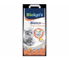 Biokat&#39;s BIANCO FRESH vanilka a mandarínka Podstielka 10kg