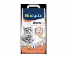 Biokat&#39;s Bianco Fresh vanilka a mandarínka Podstielka 5kg